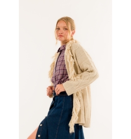 Cardigan Frange